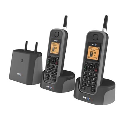 Long range cordless phone for the elderly - BT Elements 1K DECT Twin