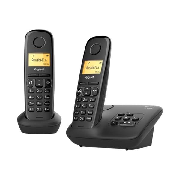 Gigaset A270A Twin - Cordless phone - answering system with caller ID