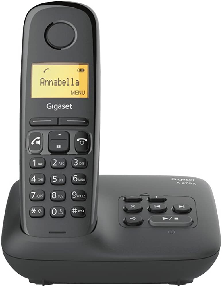 Gigaset A270A - Cordless phone - answering system with caller ID