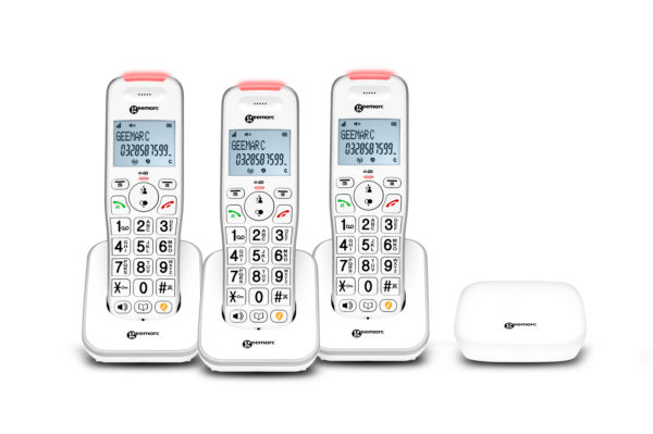 Geemarc Liberty 200 trio cordless handset pack