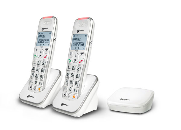 Geemarc Liberty 200 twin cordless handset pack